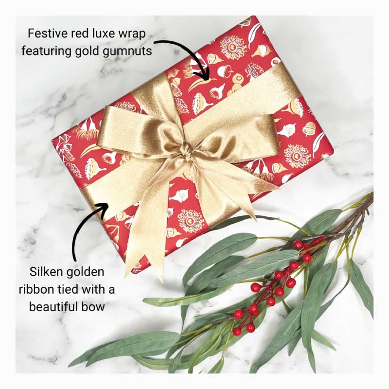 gift-wrapping-christmas-australian-themed-red-gumnuts